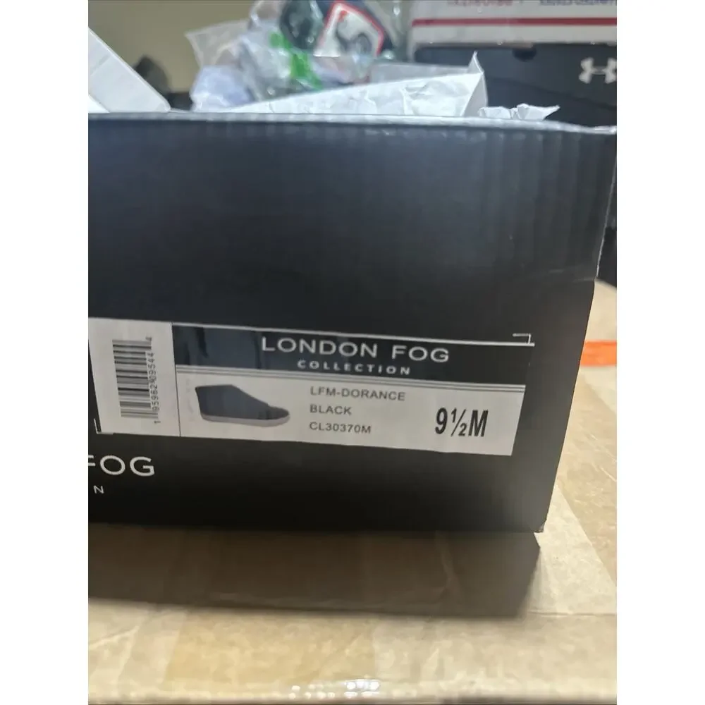London Fog Dorance Black Memory Foam Shoes | Men’s Size 9.5 M US | New